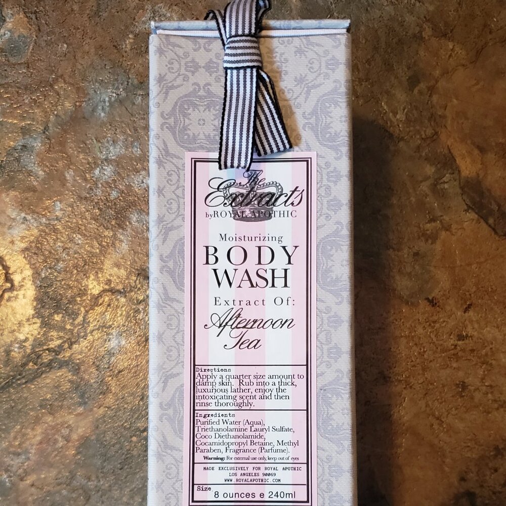 Extracts by Royal Apothic Moisturizing Body Wash Afternoon Tea in Box